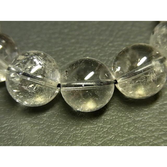 パワーストーン 天然石 大粒 ヒマラヤ エレスチャル水晶 ブレスレット 14〜15mm レインボー入り ElestialB65 【Felistone】_3