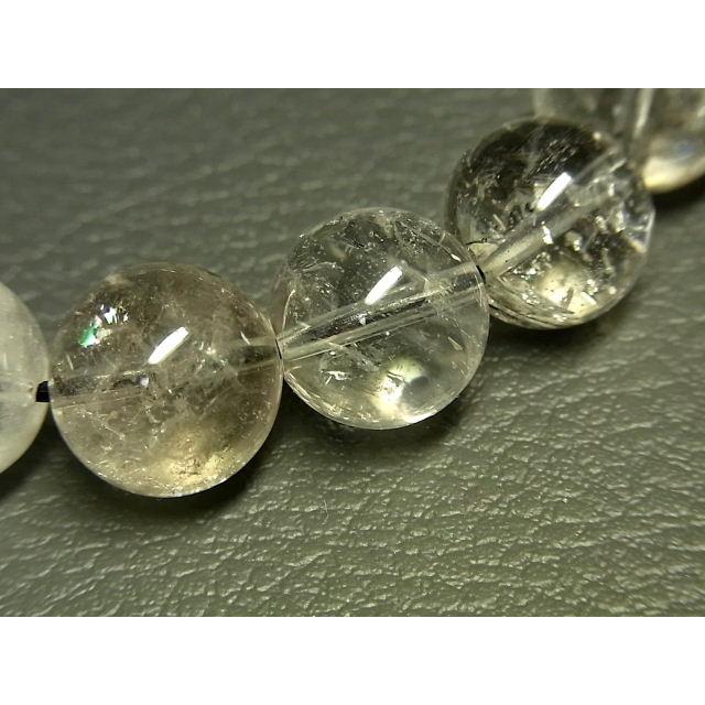 パワーストーン 天然石 大粒 ヒマラヤ エレスチャル水晶 ブレスレット 14〜15mm レインボー入り ElestialB65 【Felistone】_6