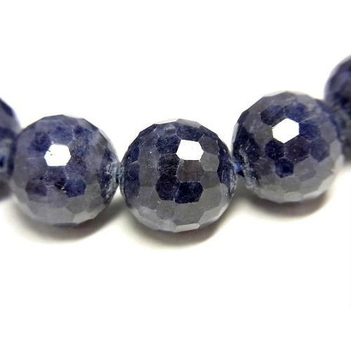パワーストーン 天然石 サファイア　藍宝石 ブレスレット 11〜11.5mm 