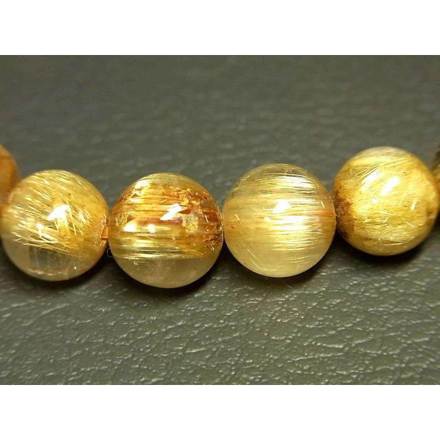 タイチンルチル　キャッツアイ　天然石ブレスレット パワーストーン 天然石 最高級 キャッツアイ タイチンルチル ルチル