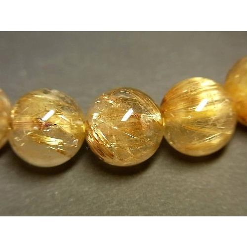 パワーストーン 天然石 タイチンルチル ルチルクォーツ 水晶ブレスレット 10〜10.5mm 【Felistone】｜tennkaku｜05