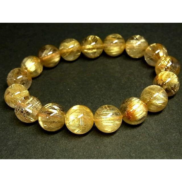 最高級！！ルチルクオーツ パワーブレスレット パワーストーン 天然石 最高級 タイチンルチル ルチルクォーツ 水晶