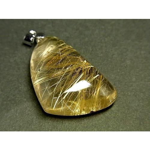 タイチンルチルペンダント パワーストーン 天然石 タイチンルチル ルチルクォーツ 水晶