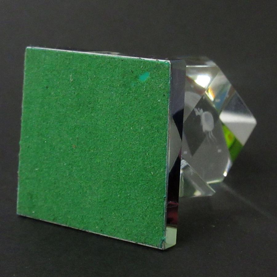 3Dクリスタル ヘラクレスオオカブト ダイヤカット型 ガラス オブジェ