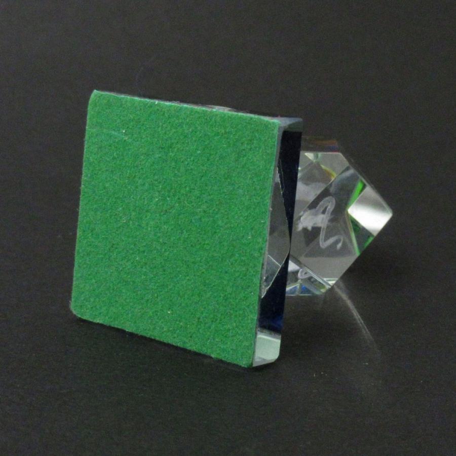 3Dクリスタル ミニ 龍神 ダイヤカット型 ガラス オブジェ ペーパー