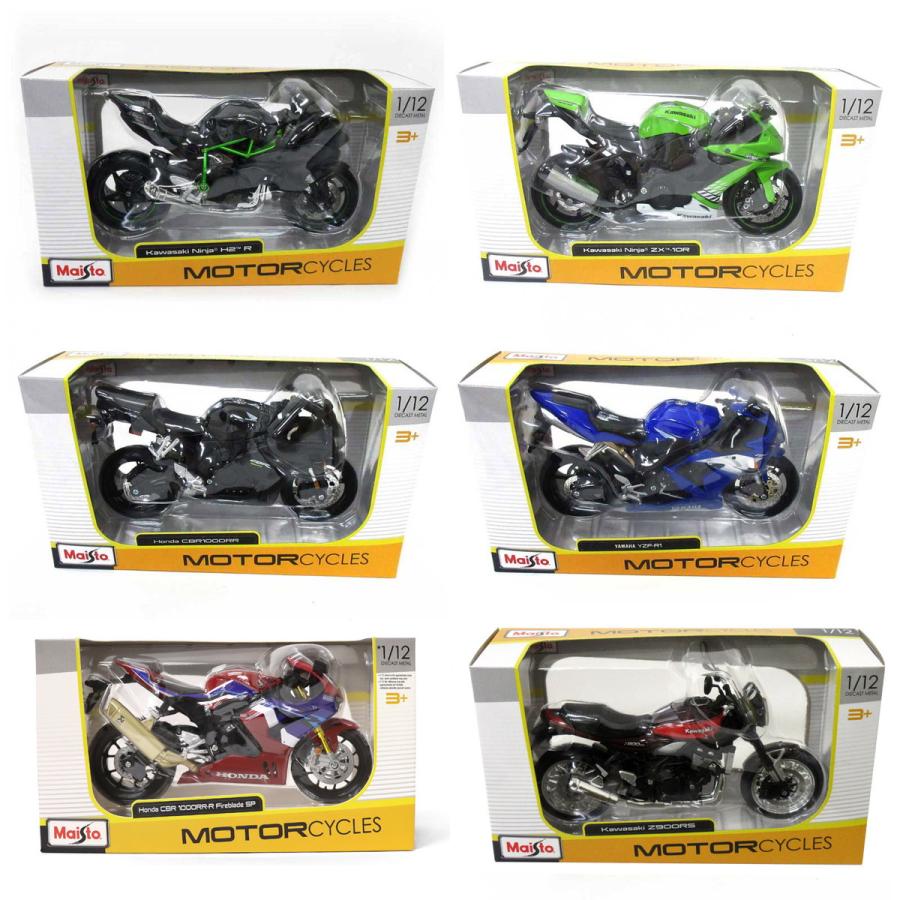 Maisto 1/12 ミニチュア オートバイ JAPAN モーターサイクル 6種セット