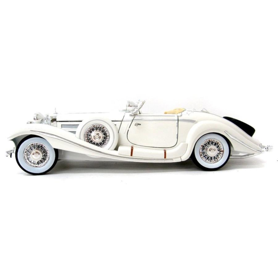 Maisto 1/18 メルセデス 500K 1936 ホワイト マイスト ミニカー 200-089の画像
