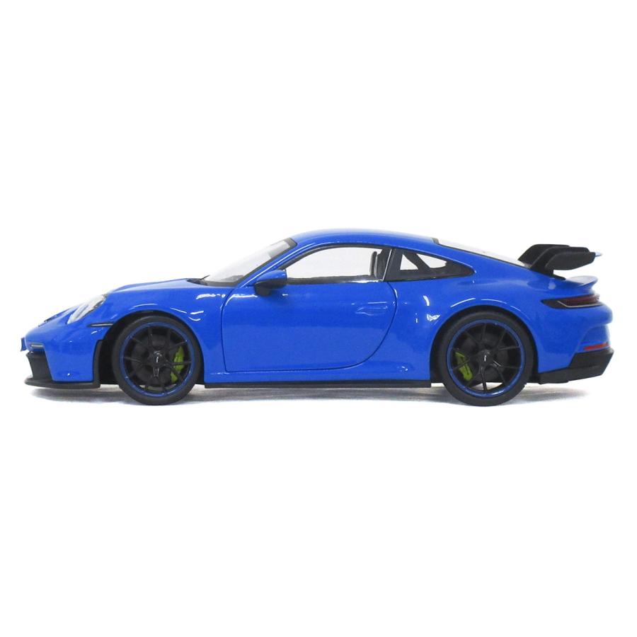 Maisto 1/18 2022 ポルシェ911 GT3 ブルー マイスト ミニカー 200-106の画像