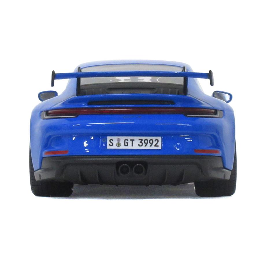 Maisto 1/18 2022 ポルシェ911 GT3 ブルー マイスト ミニカー 200-106の画像