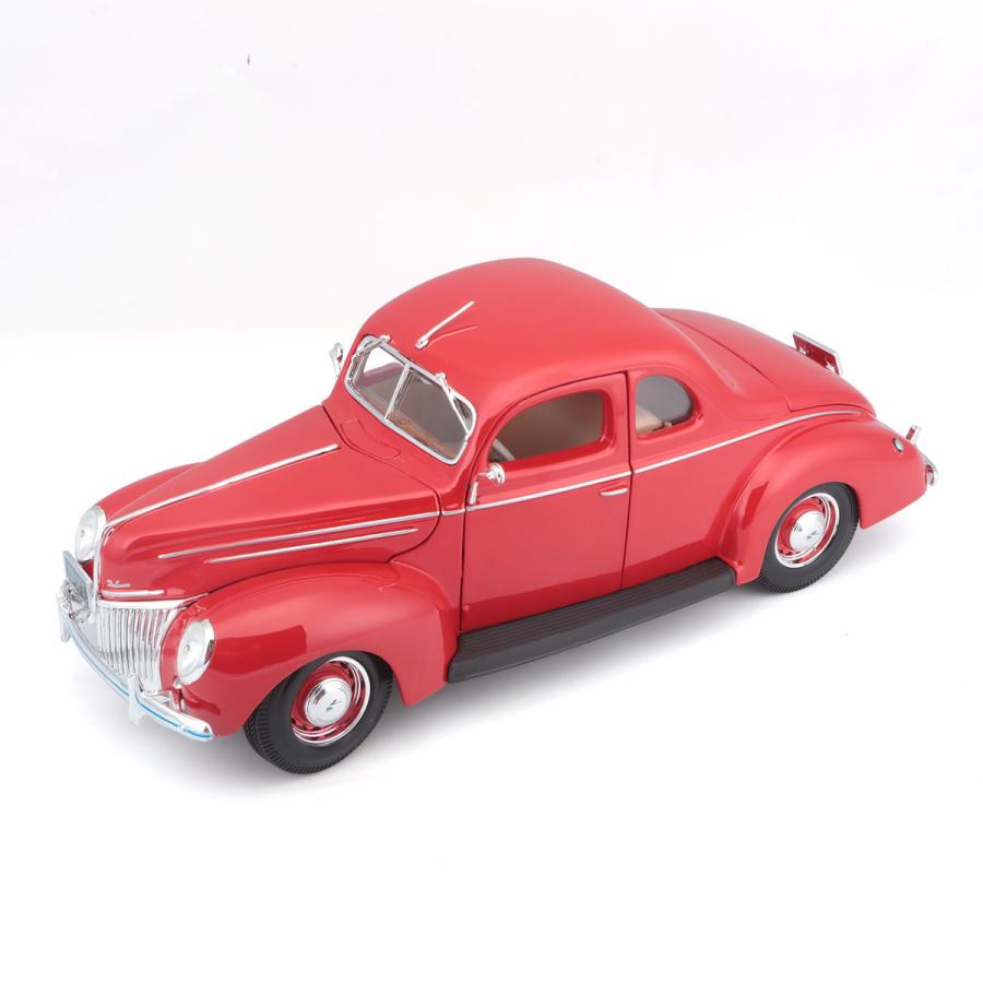 マイスト Maisto 1/18 1939 フォード デラックスクーペ レッド