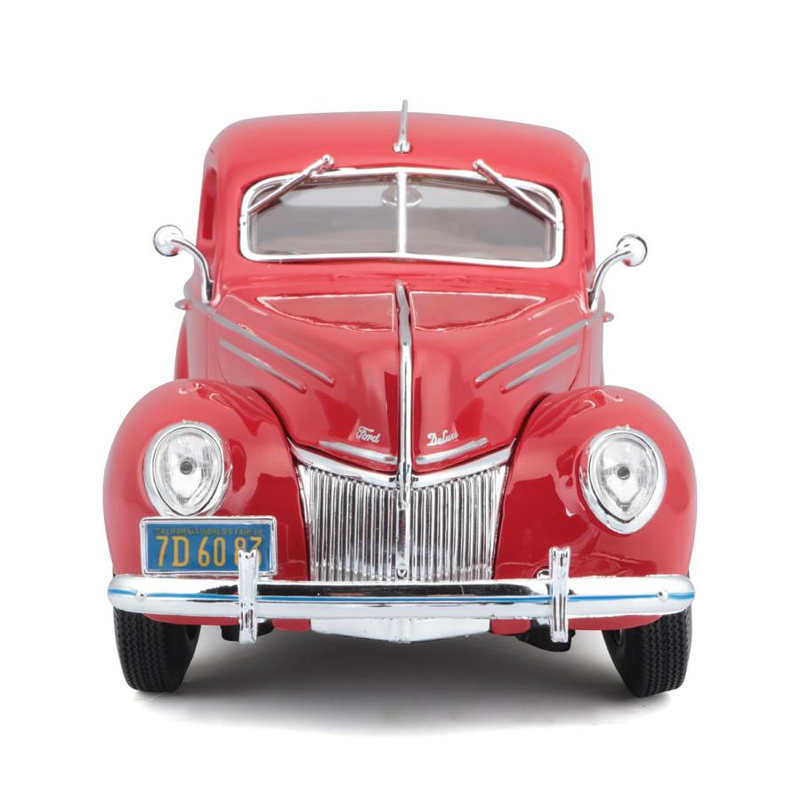 マイスト Maisto 1/18 1939 フォード デラックスクーペ レッド