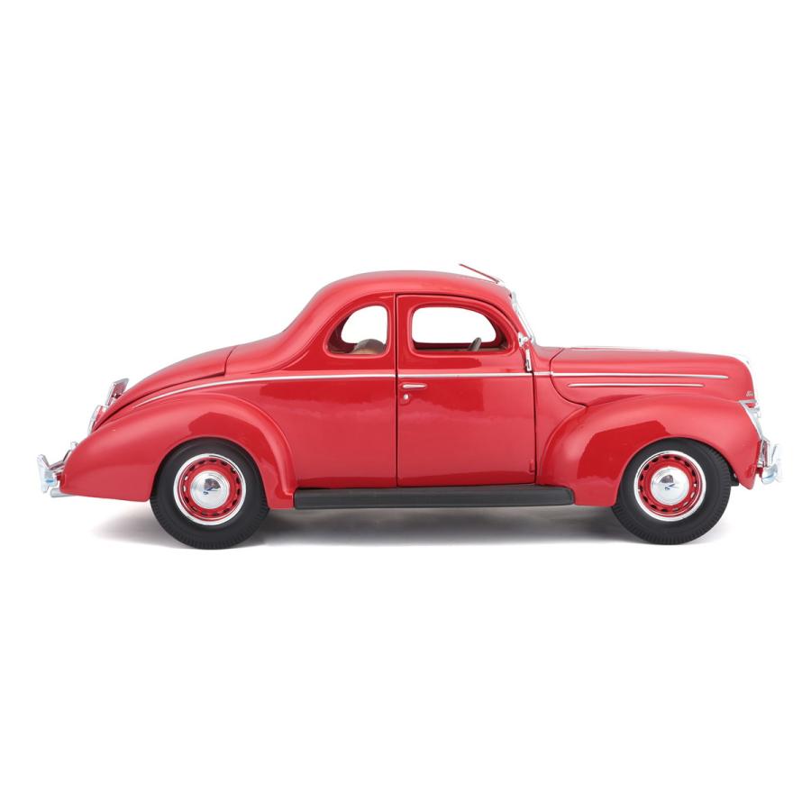 マイスト Maisto 1/18 1939 フォード デラックスクーペ レッド