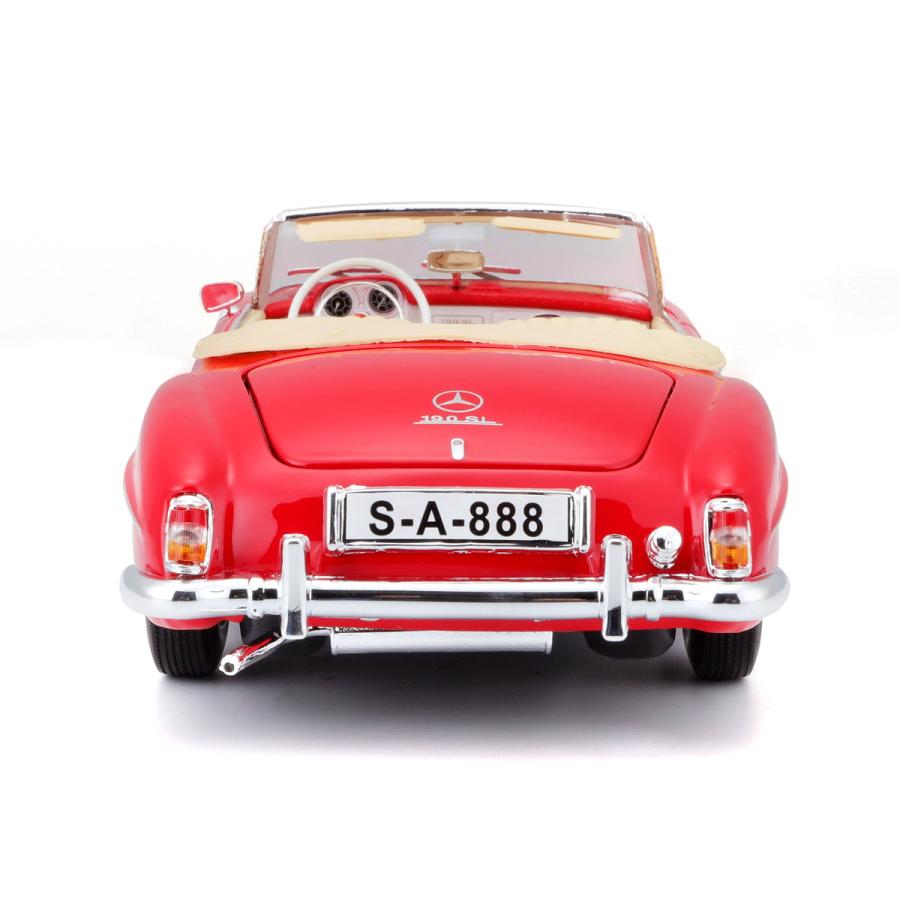 マイスト Maisto 1/18 1955 メルセデス・ベンツ 190SL レッド ミニカー