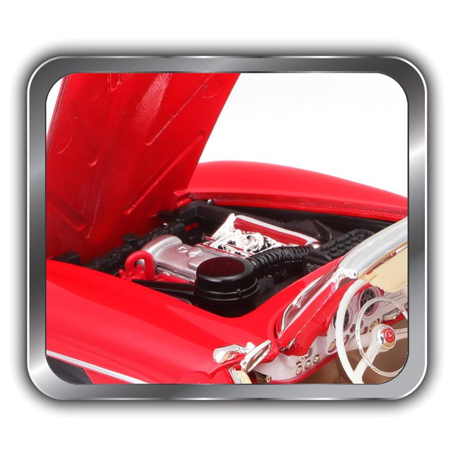 マイスト Maisto 1/18 1955 メルセデス・ベンツ 190SL レッド ミニカー