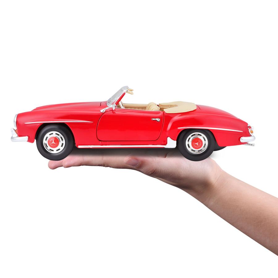 マイスト Maisto 1/18 1955 メルセデス・ベンツ 190SL レッド ミニカー