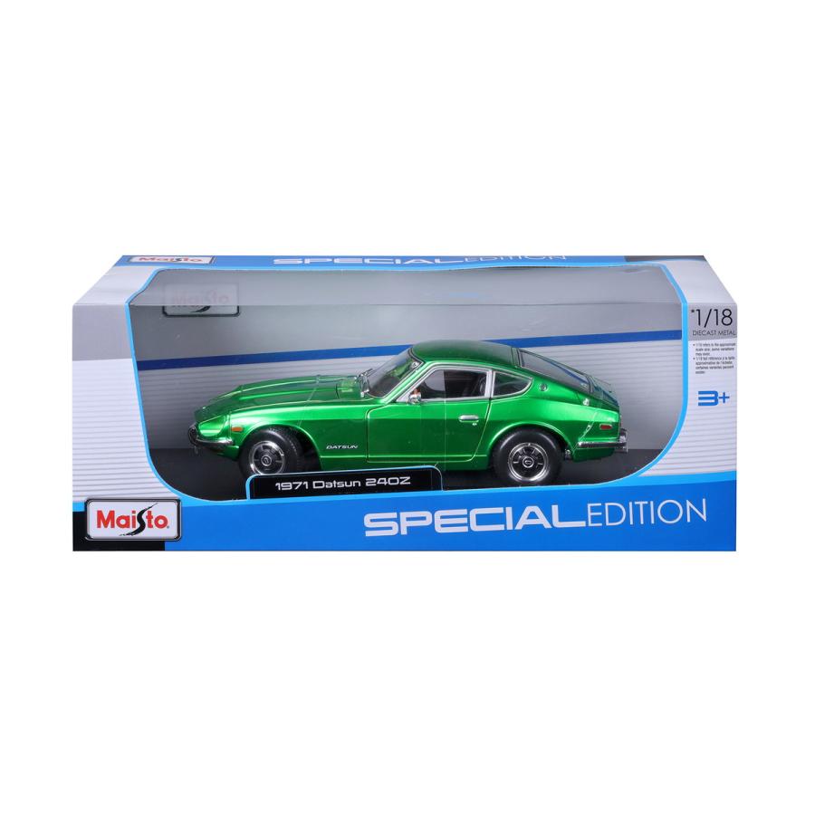 マイスト Maisto 1/18 ダットサン 240Z 1971 グリーン ミニカー 200