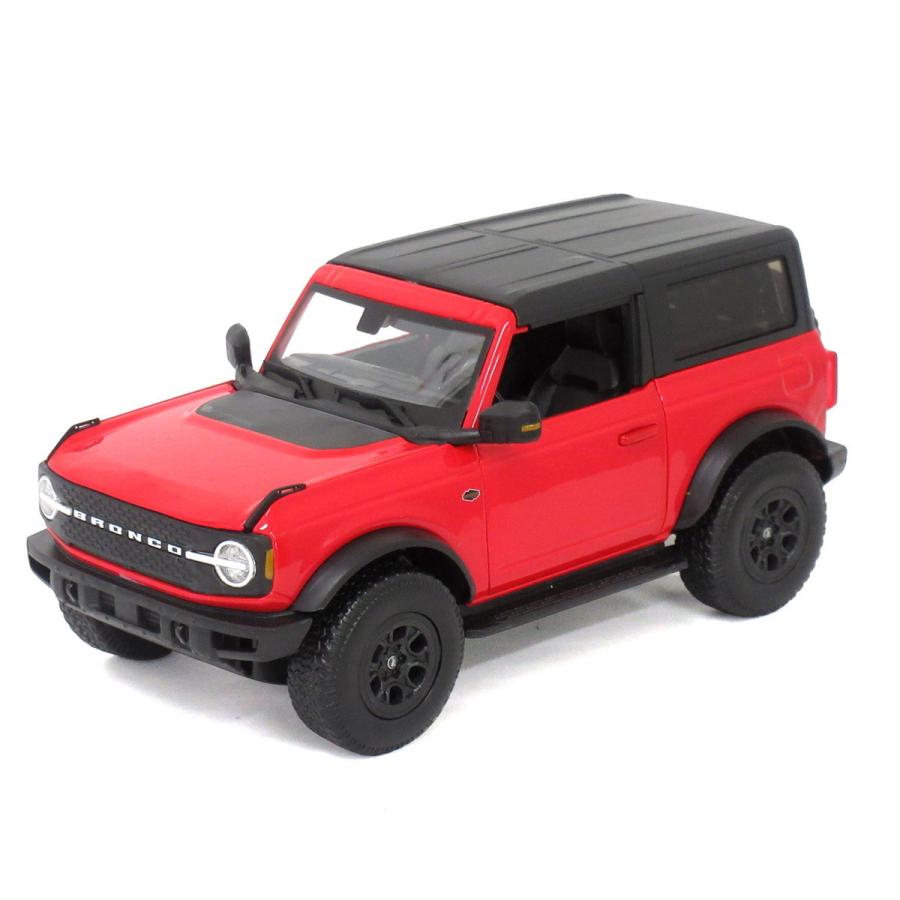 マイスト Maisto 1/18 フォード ブロンコ 2021 2ドア レッド ミニカー