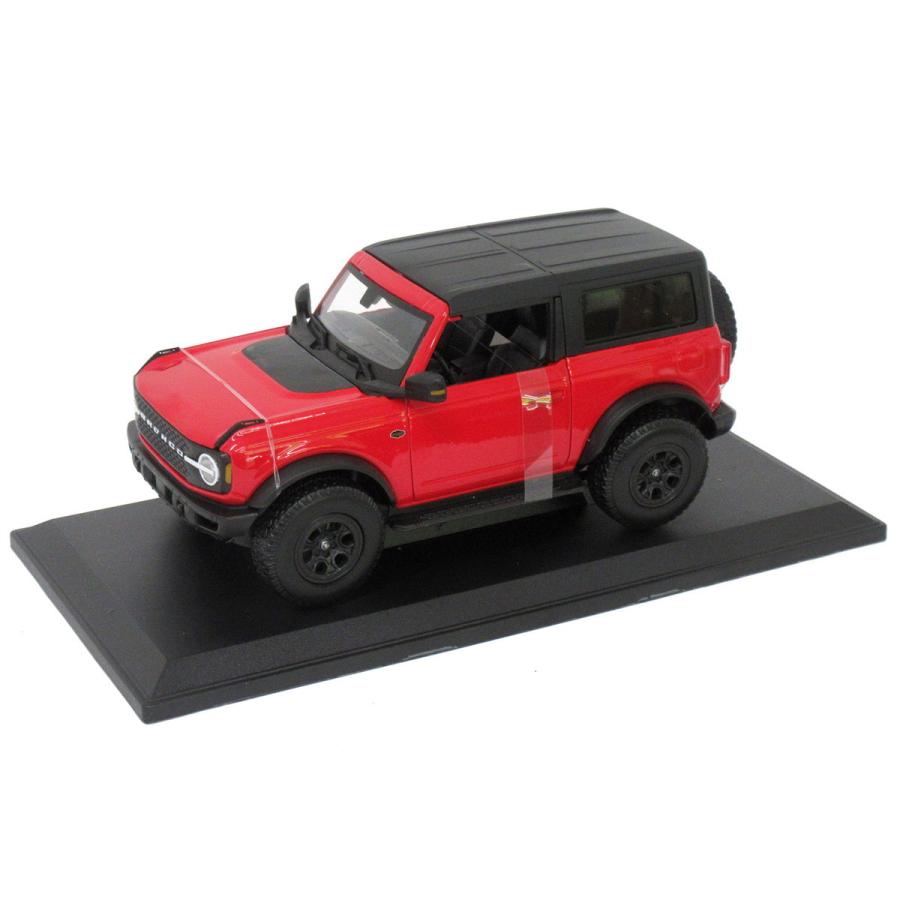 マイスト Maisto 1/18 フォード ブロンコ 2021 2ドア レッド ミニカー