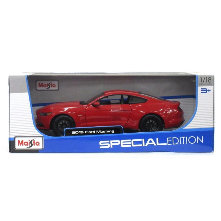 フォード Maisto 1/18 マスタング 2015 レッド マイスト ミニカー 200