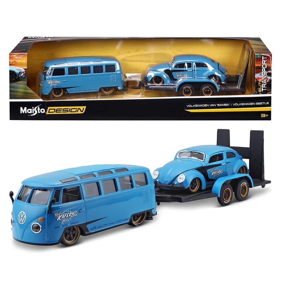 マイスト Maisto 1/24 フォルクスワーゲン バン “サンバ”＋ビートル