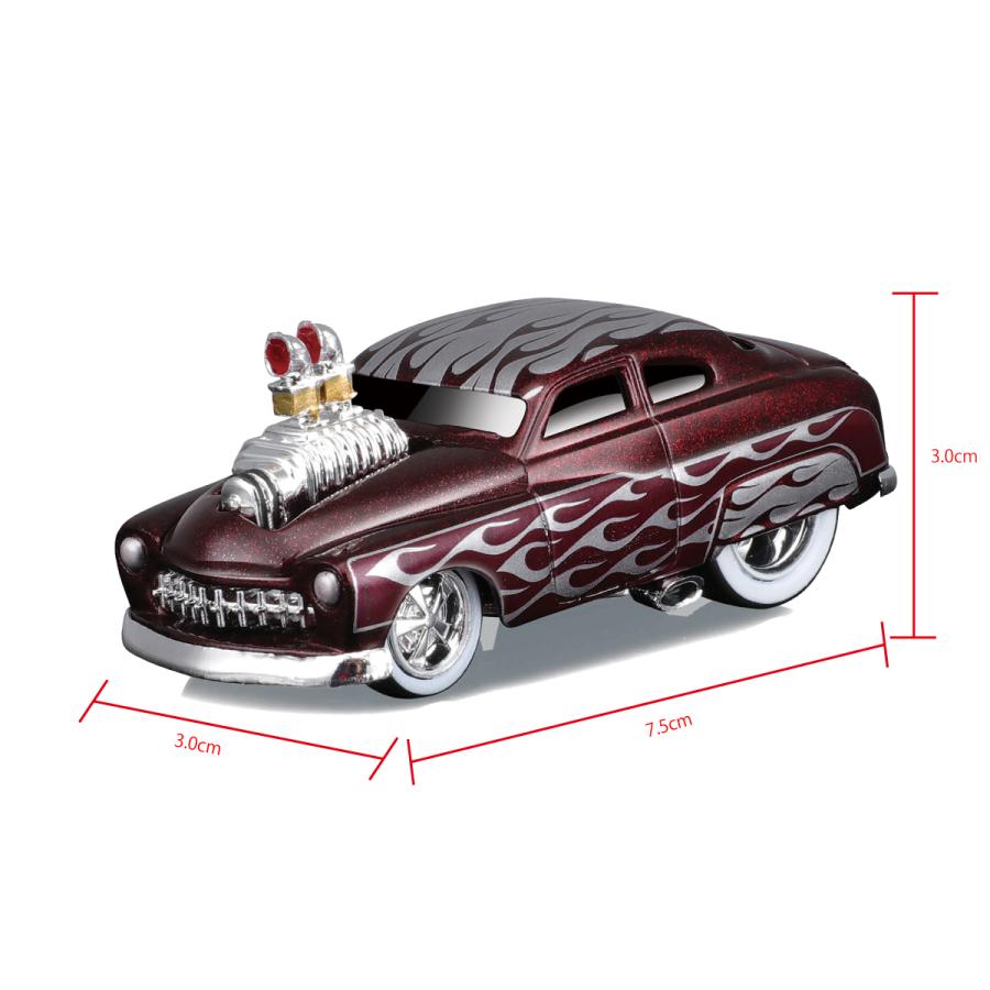 マイスト Maisto 1/64 マッスルマシーン #22 1949 マーキュリー レッド