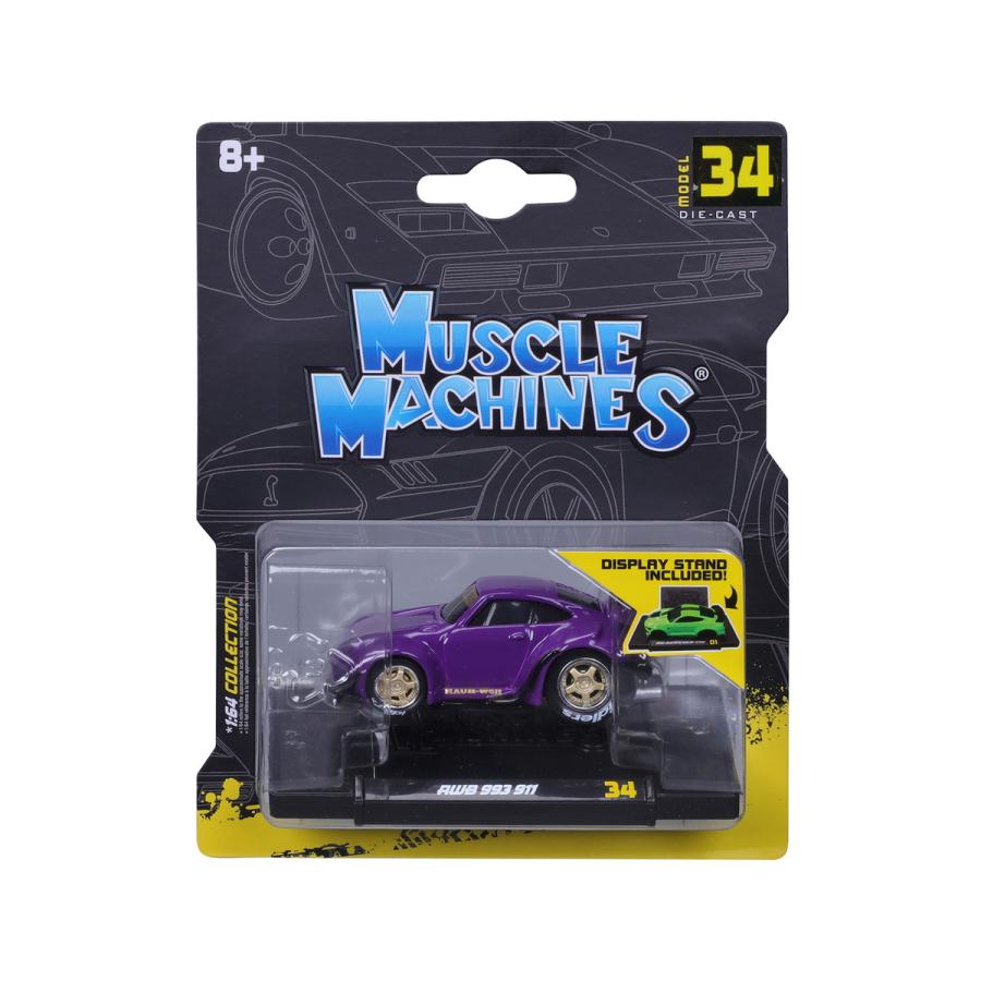 マイスト Maisto 1/64 マッスルマシーン #34 RWB 993 911 パープル