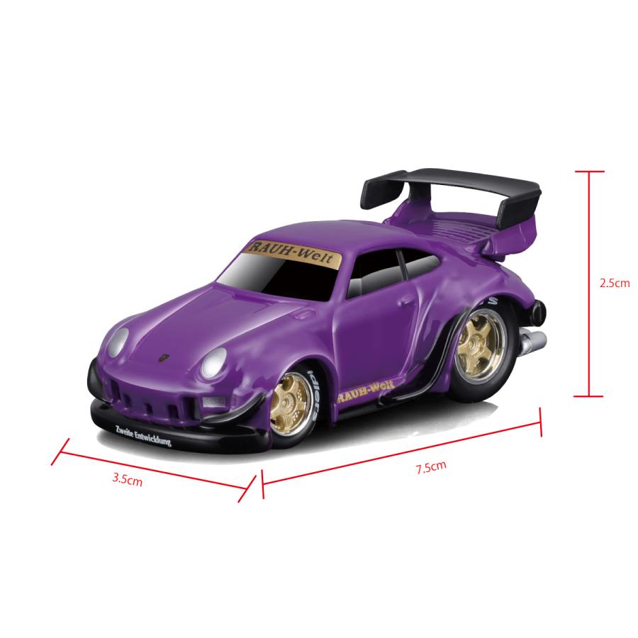 マイスト Maisto 1/64 マッスルマシーン #34 RWB 993 911 パープル