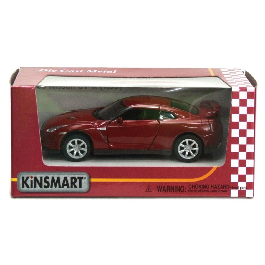 KiNSMART キンスマート プルバックミニカー 1/36 日産 GTR R-35 ワイン
