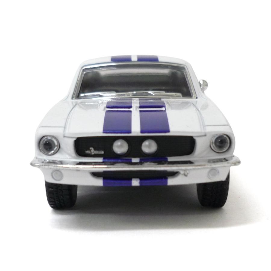 KiNSMART キンスマート プルバックミニカー 1/44 1967 シェルビー GT500 ホワイト 200-529｜tennmaya｜02