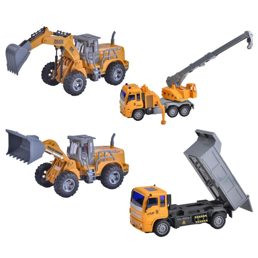 働く車　ラジコンセット RC はたらくぼくらの建設車 4種セット R/C ラジオコントロールカー