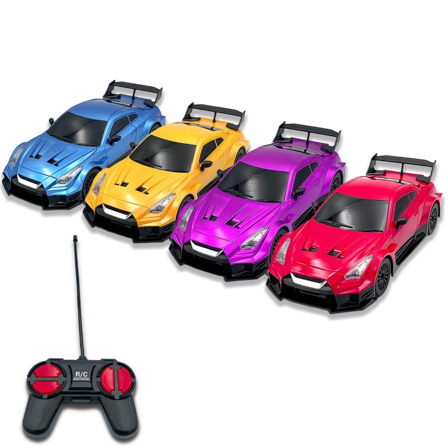 RC スーパースポーツカー2 4色セット R/C ラジオコントロールカー