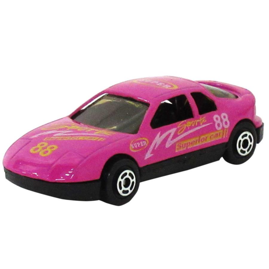 ダイキャスト製 ミニカー 1/64 ミニレーシングカー 12種セット 201-061