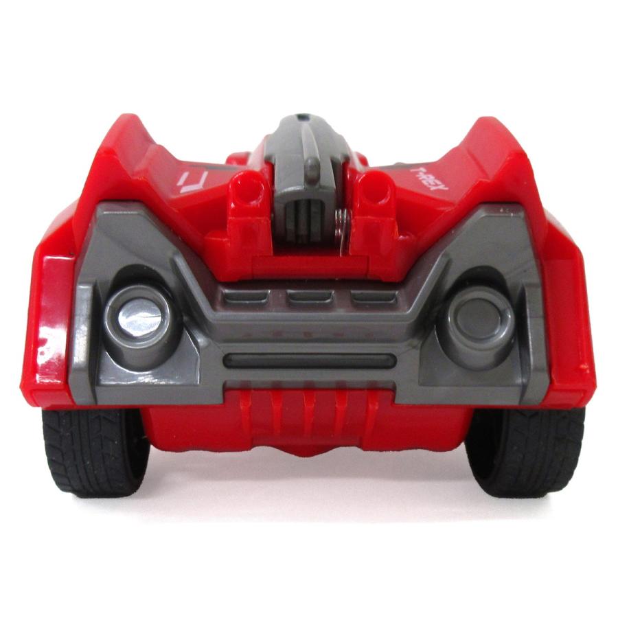 フリクション ミニカー 変身恐竜ロボットカー 選べる3色 1個 単品 変形