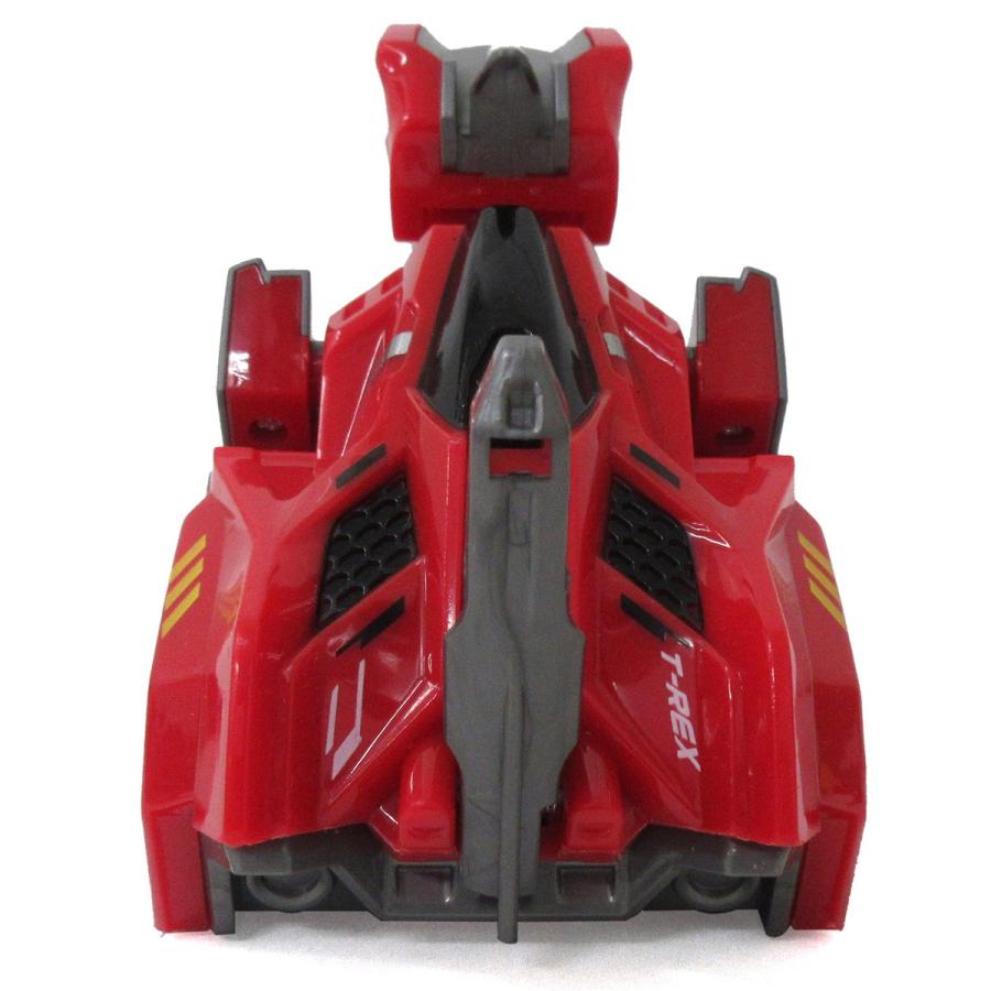 フリクション ミニカー 変身恐竜ロボットカー 選べる3色 1個 単品 変形