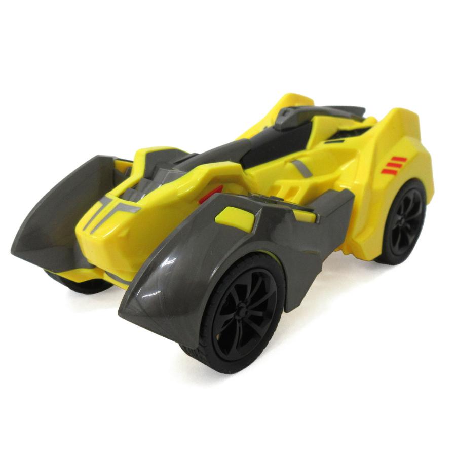 フリクション ミニカー 変身恐竜ロボットカー 選べる3色 1個 単品 変形