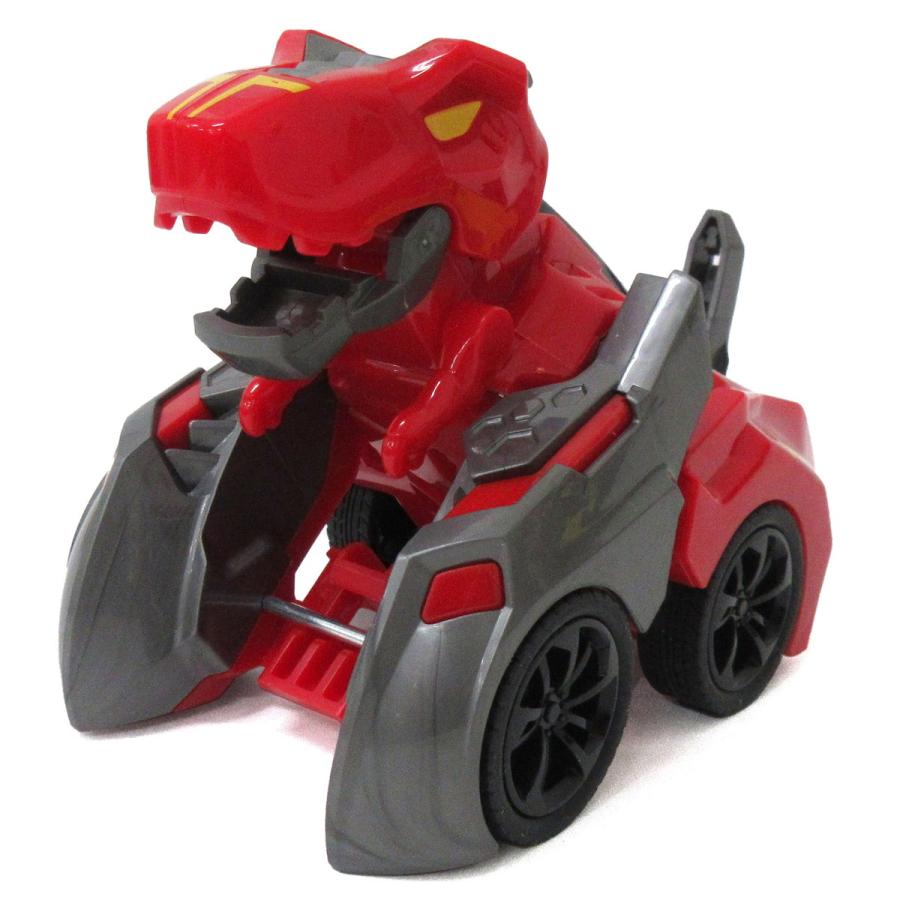 フリクション ミニカー 変身恐竜ロボットカー 選べる3色 1個 単品 変形