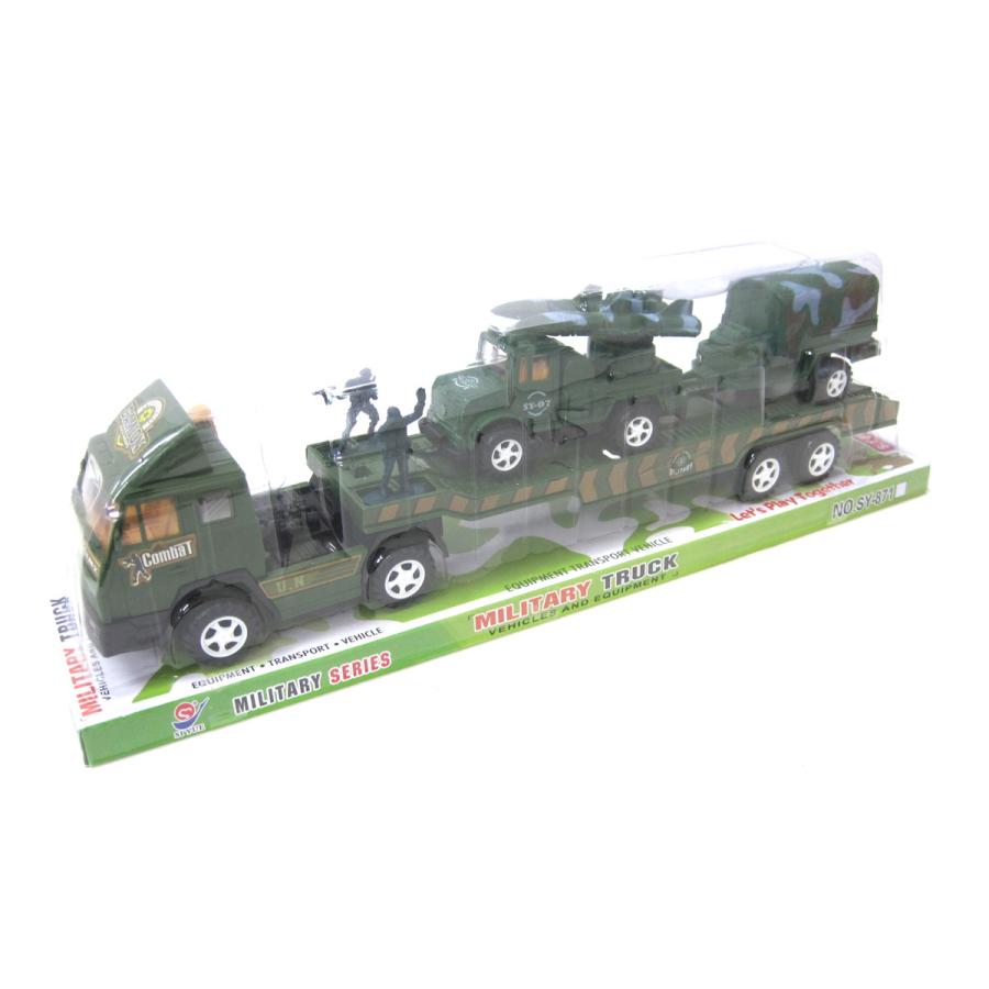 ミニカー フリクションカー ビッグミリタリートラック 選べる4種