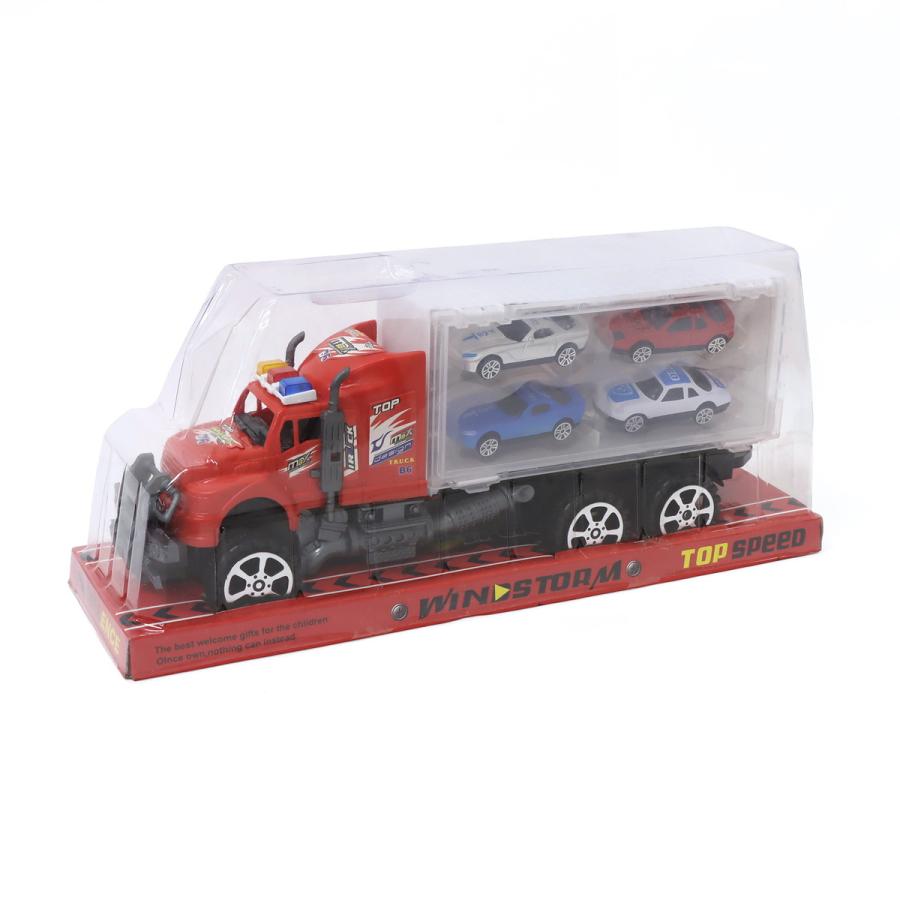 フリクション ビッグトレーラー ミニカーセット 1個 単品 選べる2色 車