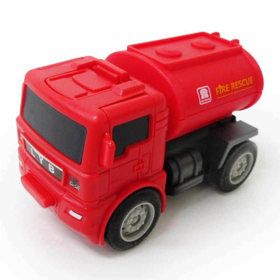 変形 ロボット 消防車 ミニカー トランスフォーム ファイヤーエンジン