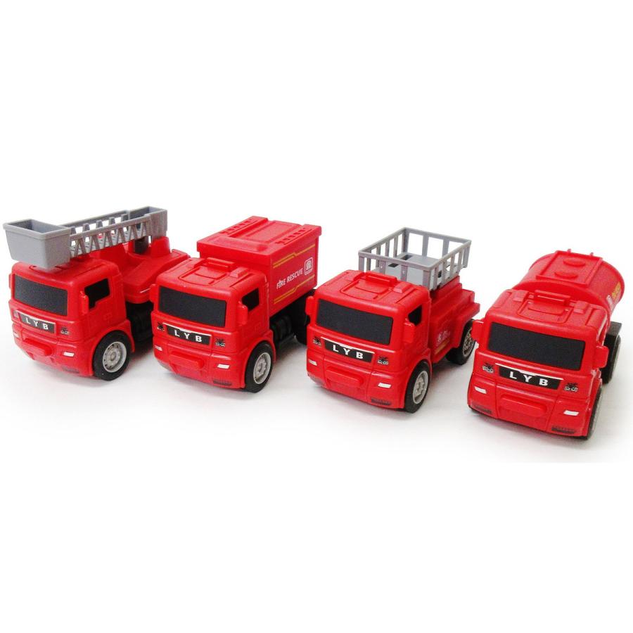 変形 ロボット 消防車 ミニカー トランスフォーム ファイヤーエンジン