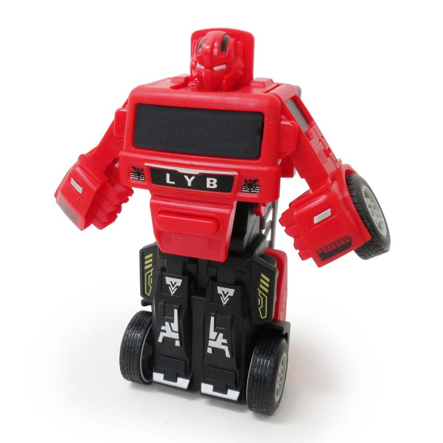 変形 ロボット 消防車 ミニカー トランスフォーム ファイヤーエンジン