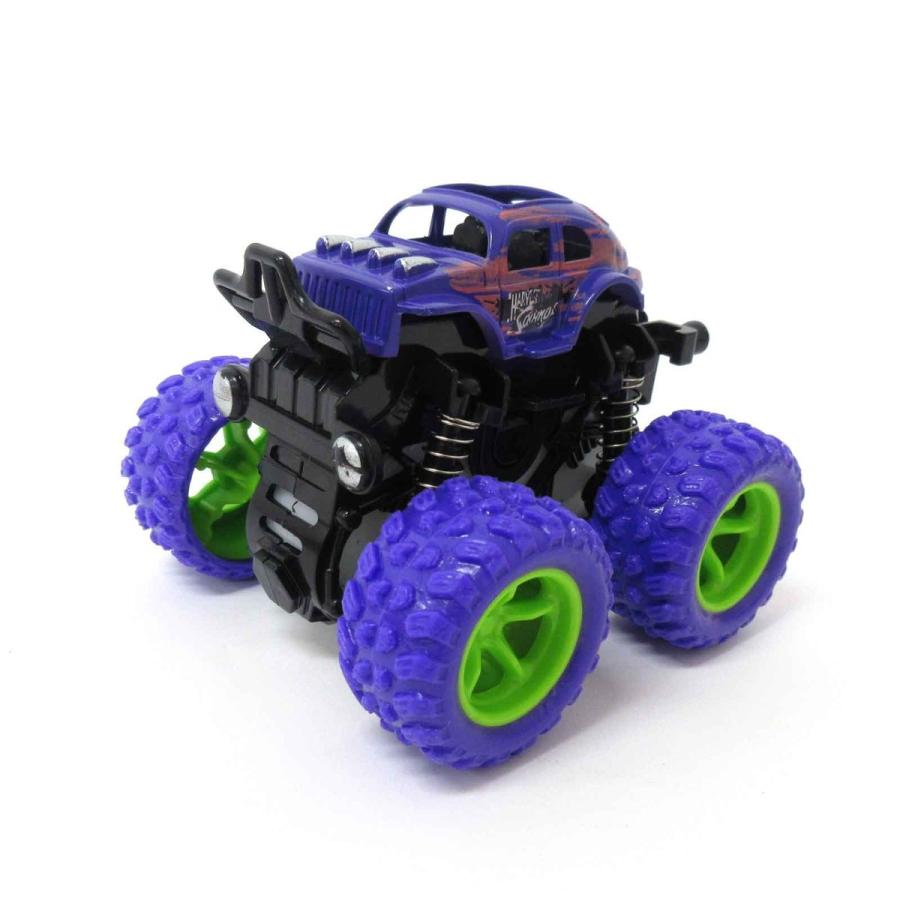 フリクション ミニカー 4WD モンスターZAP 1個 単品 選べる4色 フリクション ミニカー 4WD モンスターZAP 1個 単品 選べる4色