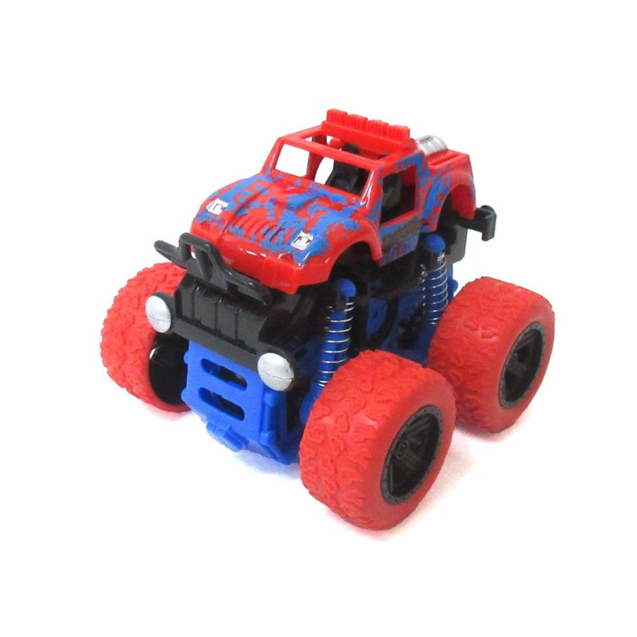 ミニカー フリクションカー 4WD ワイルドバギートラック レッド