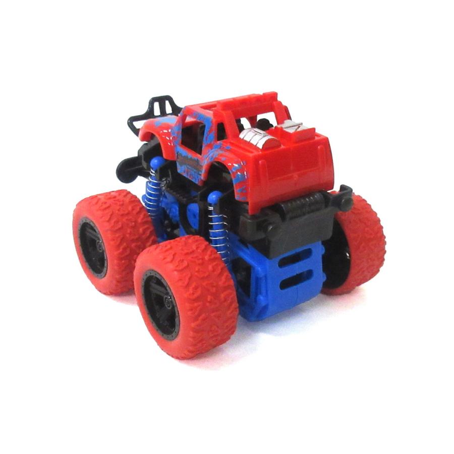 ミニカー フリクションカー 4WD ワイルドバギートラック レッド