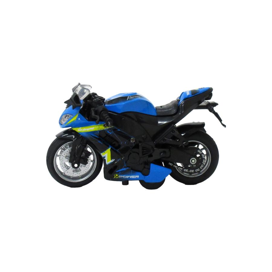 プルバックモーターサイクル GPレーサー 3色アソート 12個入りBOX 1/14