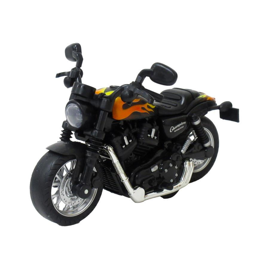 プルバックモーターサイクル アメリカン 1個 単品 選べる3色 1/14