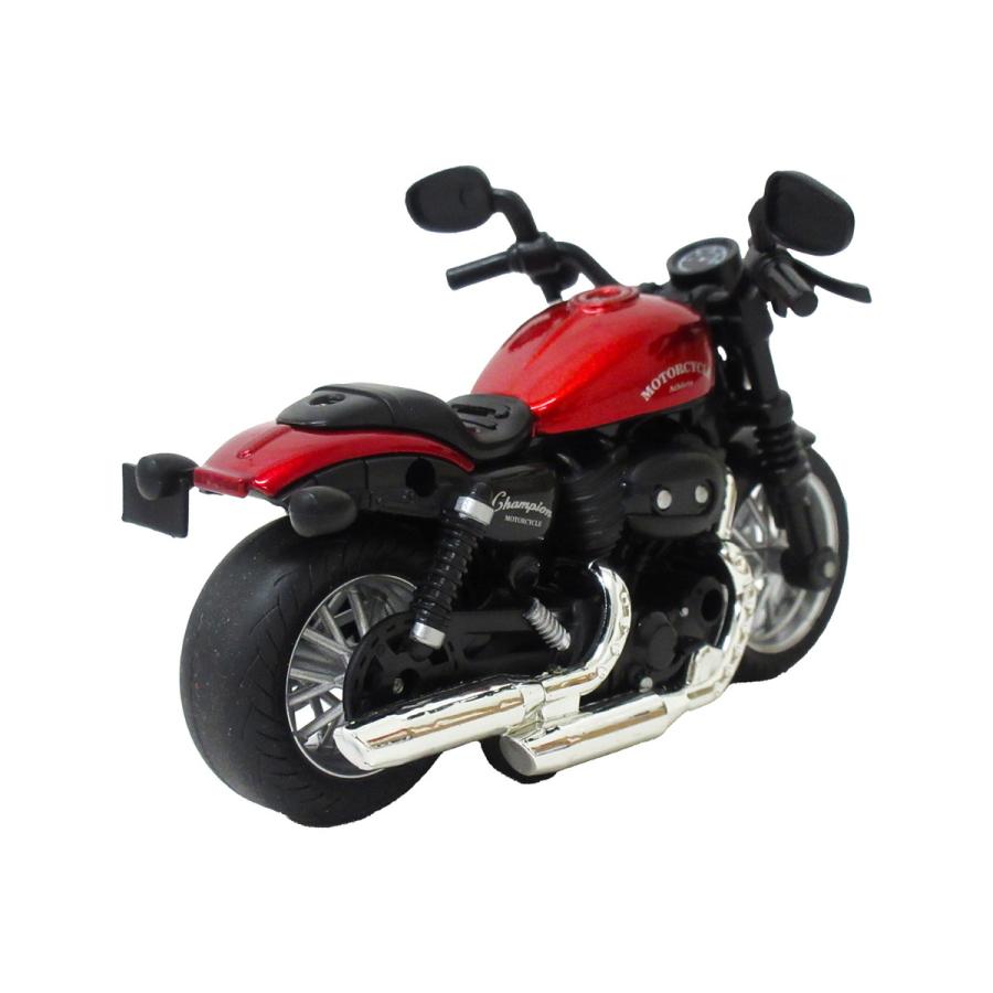 プルバックモーターサイクル アメリカン 1個 単品 選べる3色 1/14