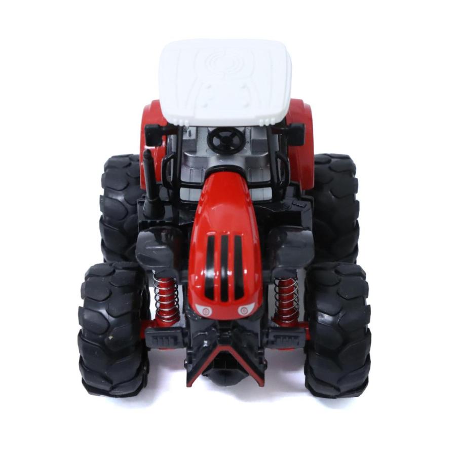 ミニカー フリクションカー 4WD トラクター 1個 単品 選べる4色
