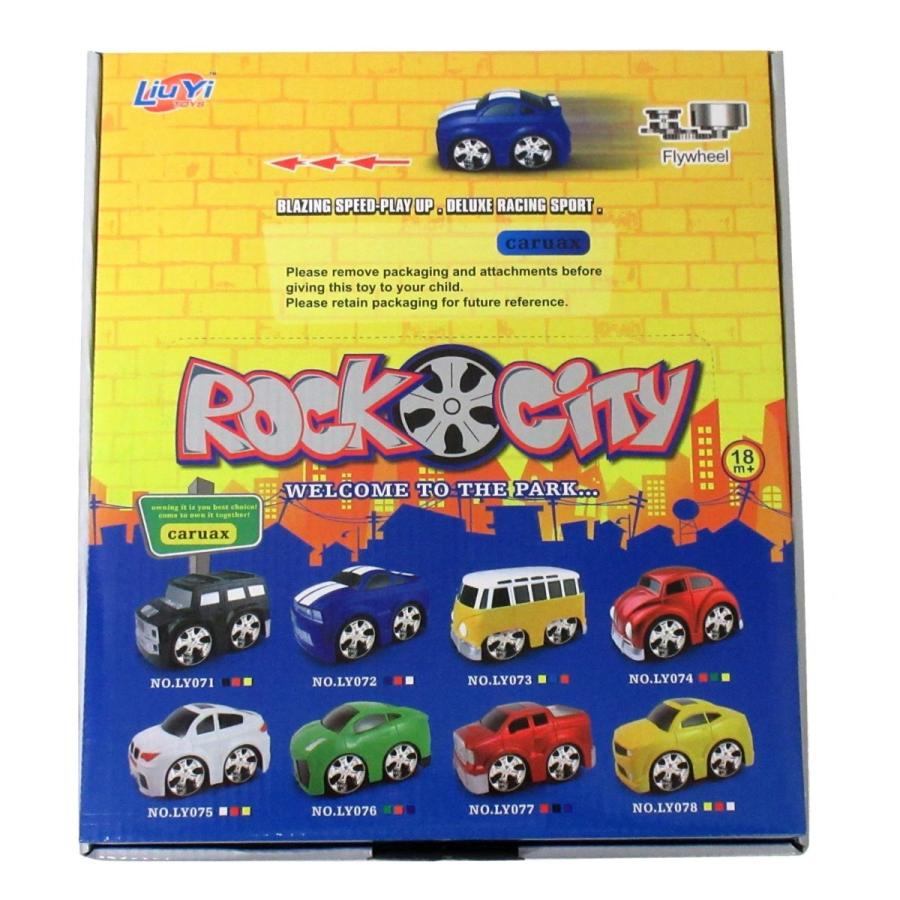 ミニカー フリクション ロックシティカー 4種×3色アソート 12個 ミニカー フリクション ロックシティカー 4種×3色アソート 12個