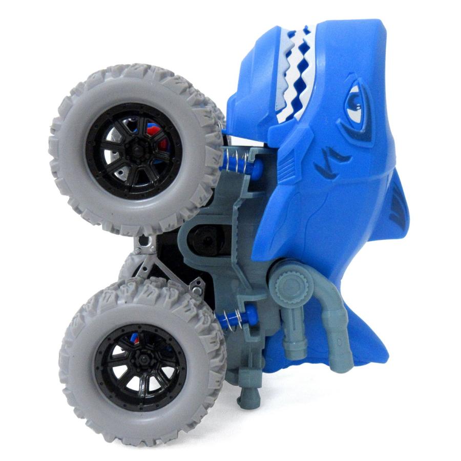 フリクション ミニカー 4WD モンスターシャーク 選べる2色 1個 単品